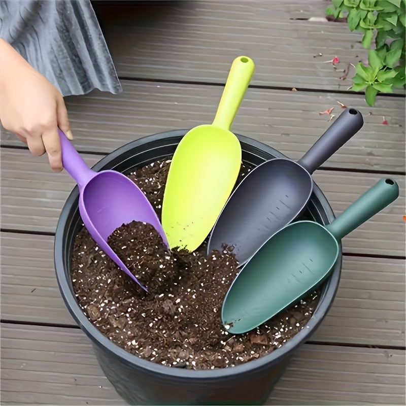 

1pc Plastic Garden Shovel - Ideal For Soil Loosening, Flower Planting & Balcony Gardening