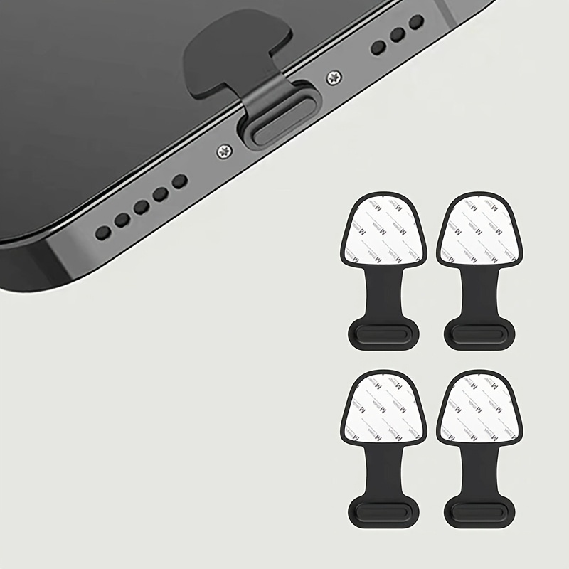 4pcs Anti-loss Dust Plugs For Type-c Ports, Compatible With Iphone 17 Pro Max. Prevents Dust . Dust Plugs Are Scratch-resistant,, And Suitable For Type-c Ports