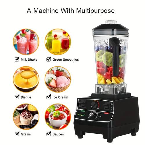 bpa free 2l jar 2200 pre programed blender mixer juicer food processor ice smoothies crusher