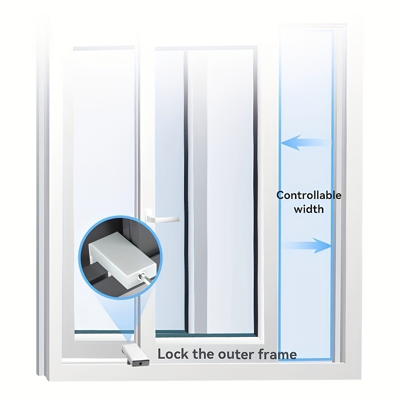 Sliding Window Locks with Key, Aluminum Alloy Security Lock