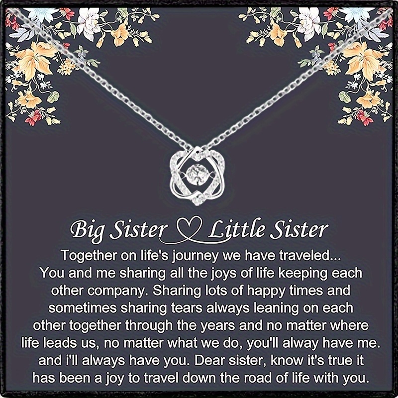 

Big Sister & Little Sister Necklace, Sister Jewelry, Big Sis Lil Sis Gift, Matching Sister Necklaces, Birthday Gifts, Christmas Gifts