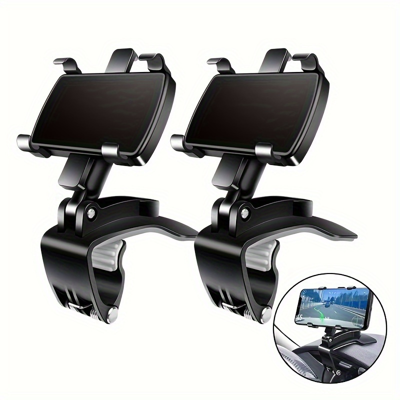 

2 Pack Universal Car Phone Holder Mount, Dashboard Phone Holder, Car Phone Mount For Iphone, Samsung, , , And 4 " Smartphones With Clip Fall