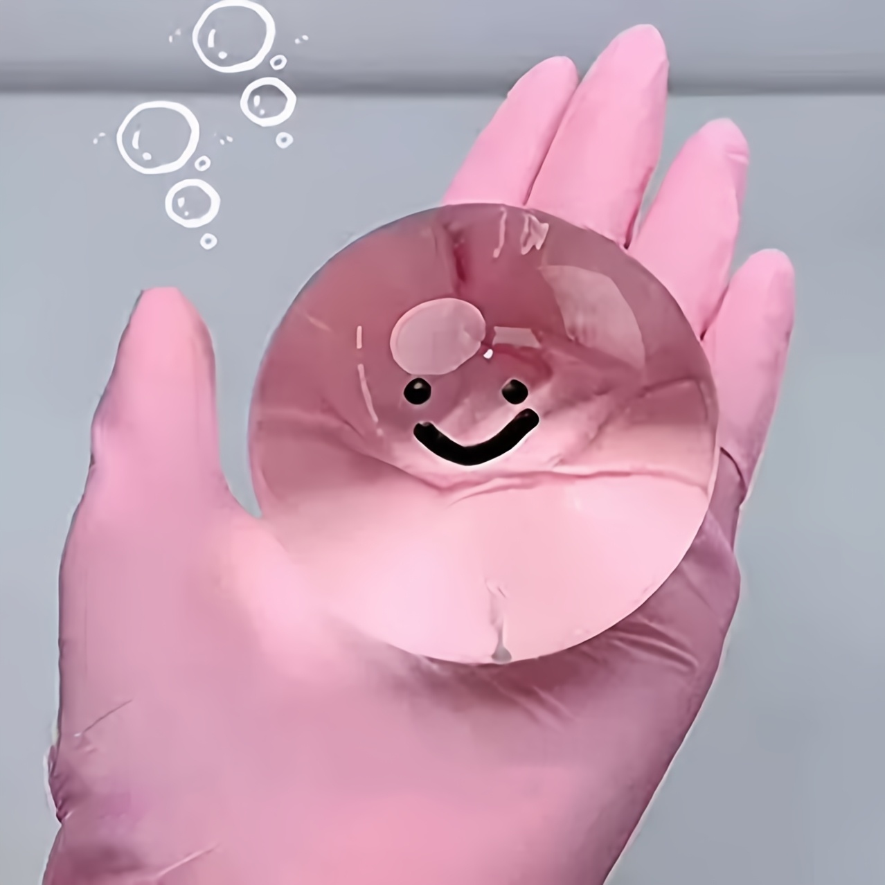 Soft & Squishy Crystal Ball Toy - Transparent with Pink Accents, Ideal for Relaxation & Play, Perfect Gift for Easter, Valentine'S Day, Christmas, Mother'S Day & New Year, Toy | Playful Accessory | Smooth Texture
