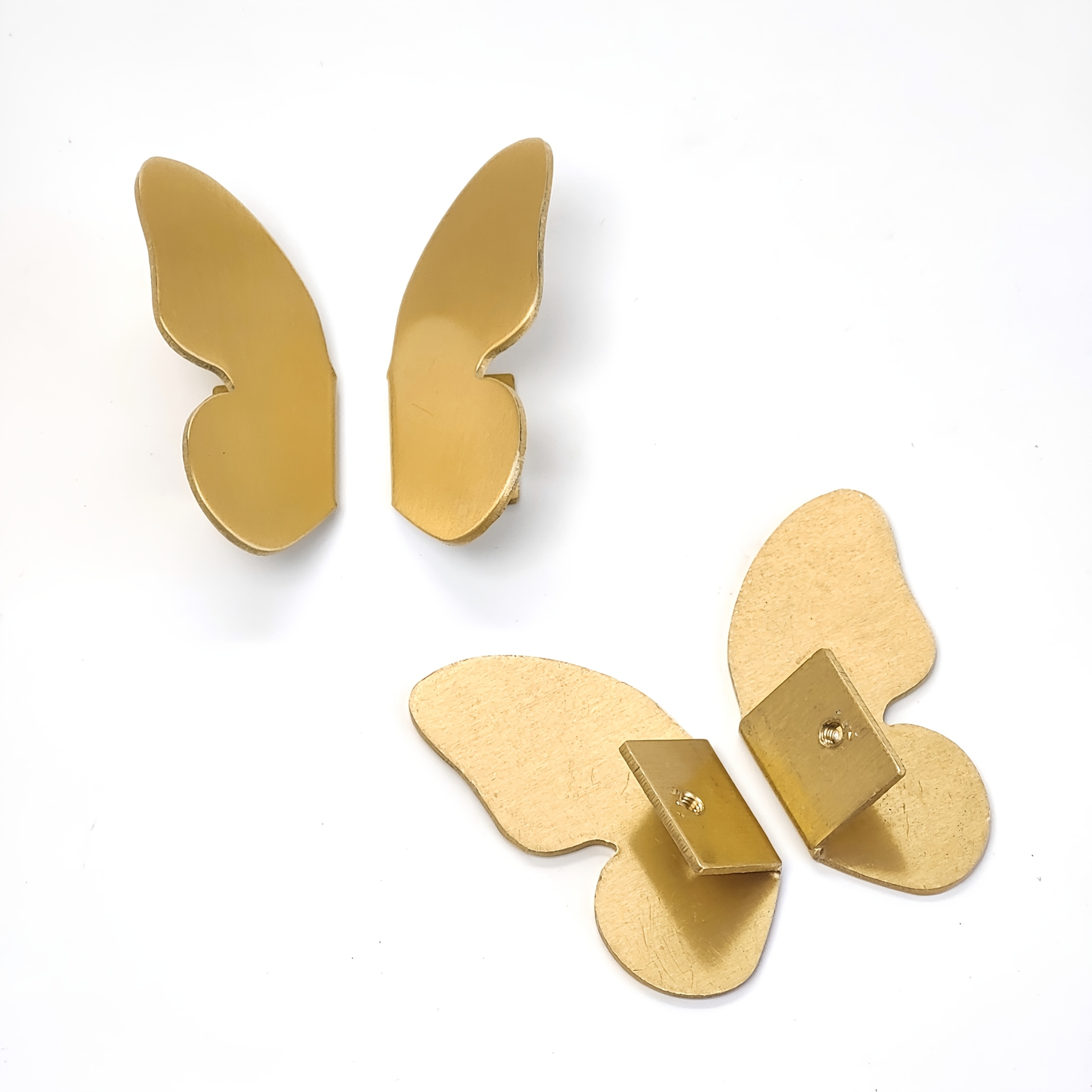 4pcs Creative Metal Pull Handle, Suitable For Cabinets, Drawers, Wardrobes, Bedside Tables, Dressing Tables, Storage Boxes, Cosmetic Boxes, Decorative Boxes, Etc., With Screws, , Sturdy And Durable