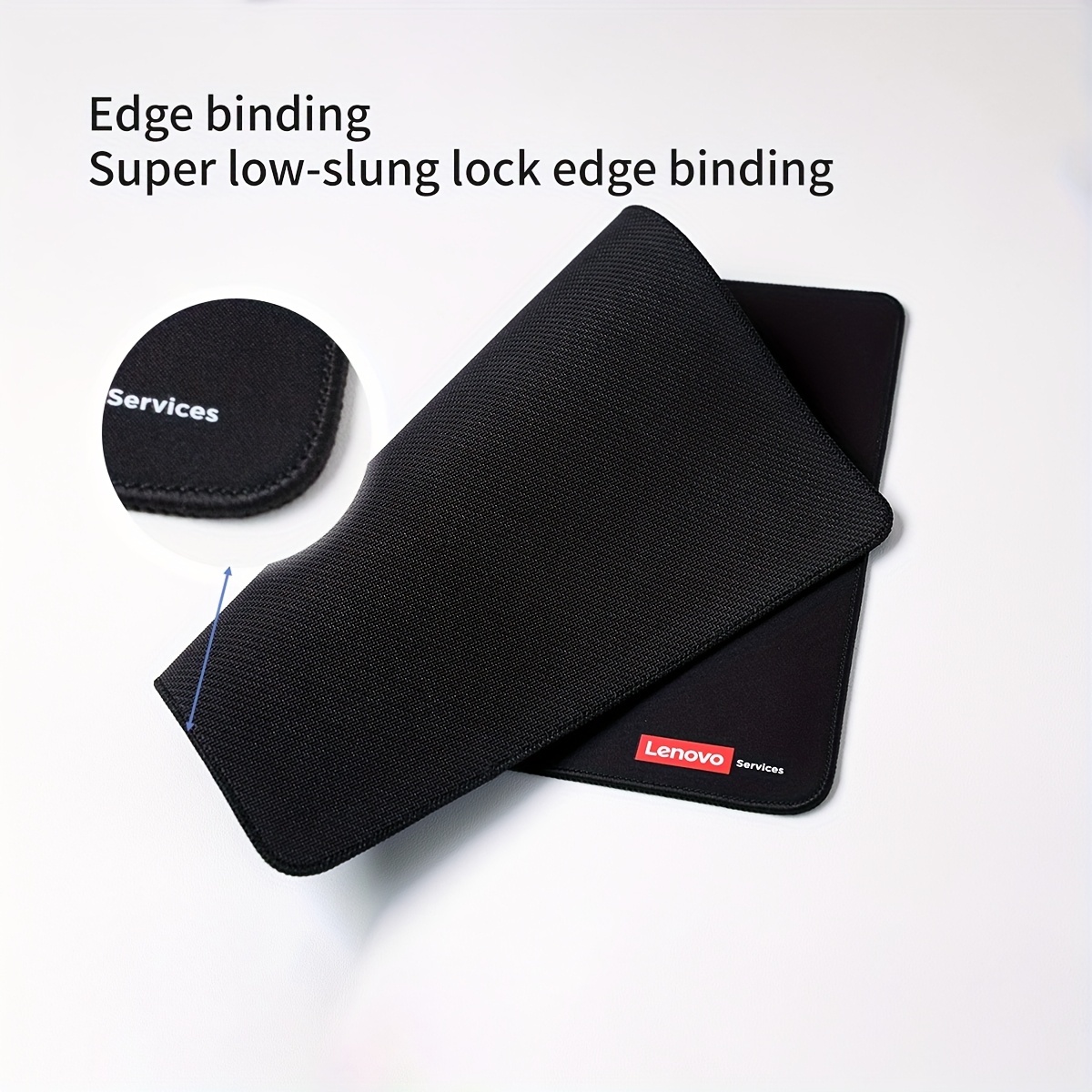 Lenovo Classic Non-Slip Gaming and Office Mouse Pad - Large Desk Mat with Anti-Slip Base, Precision Tracking, Easy-Clean Surface for PC, Laptop, Computer - Compatible with Lenovo Computers, Large Mousepad for Desk, Sleek Design