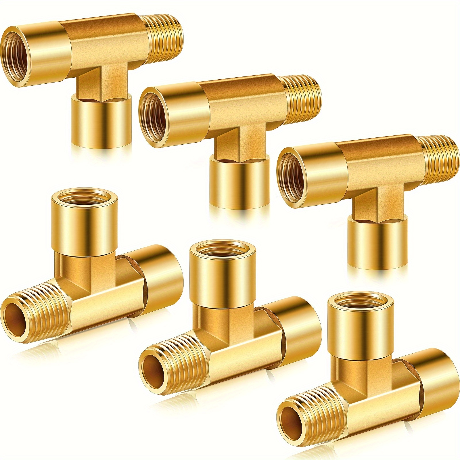 T shaped Brass Compression Tube Pipe Fitting Connector Tube - Temu