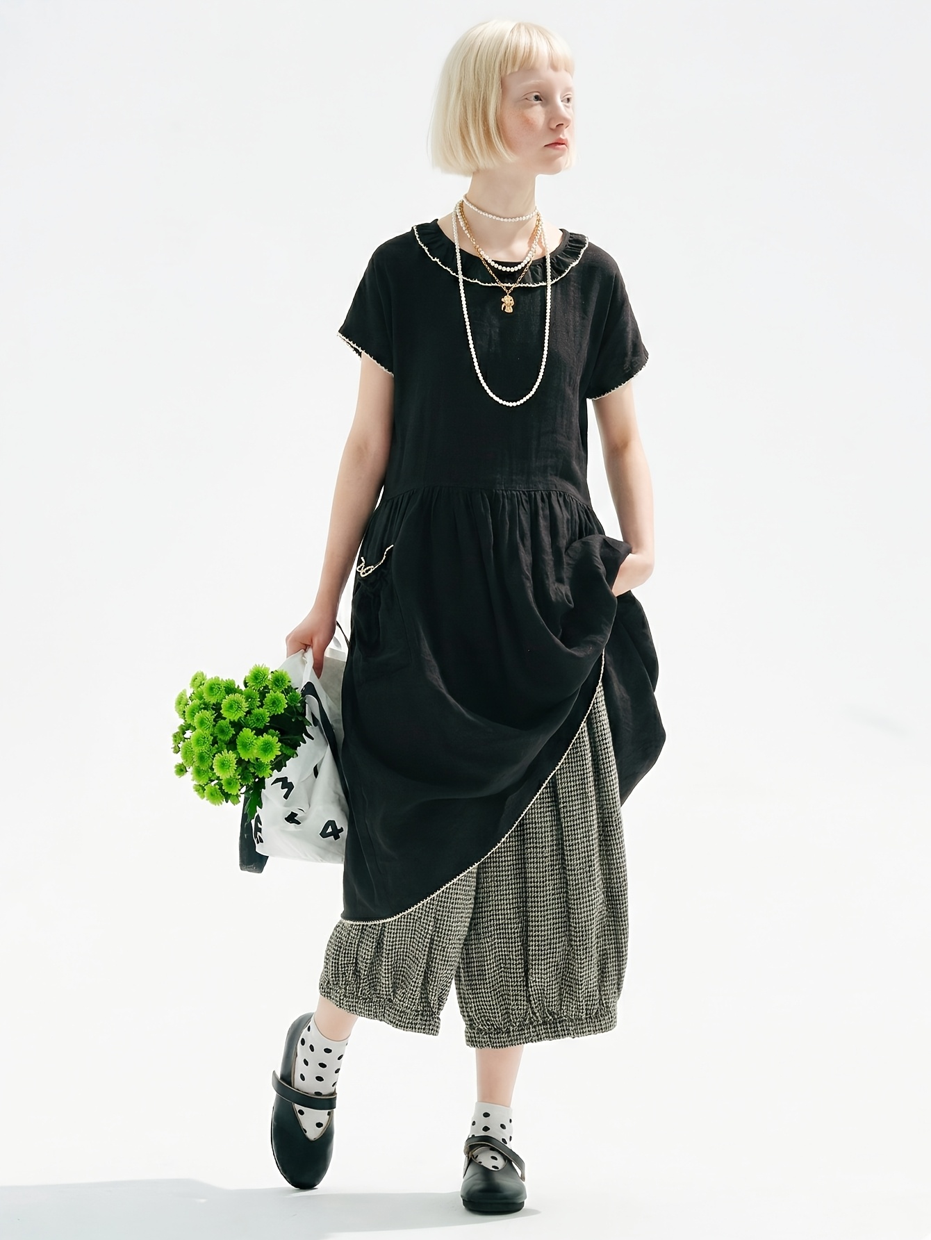 loose slip dress Montce Petal Long Slip Dress