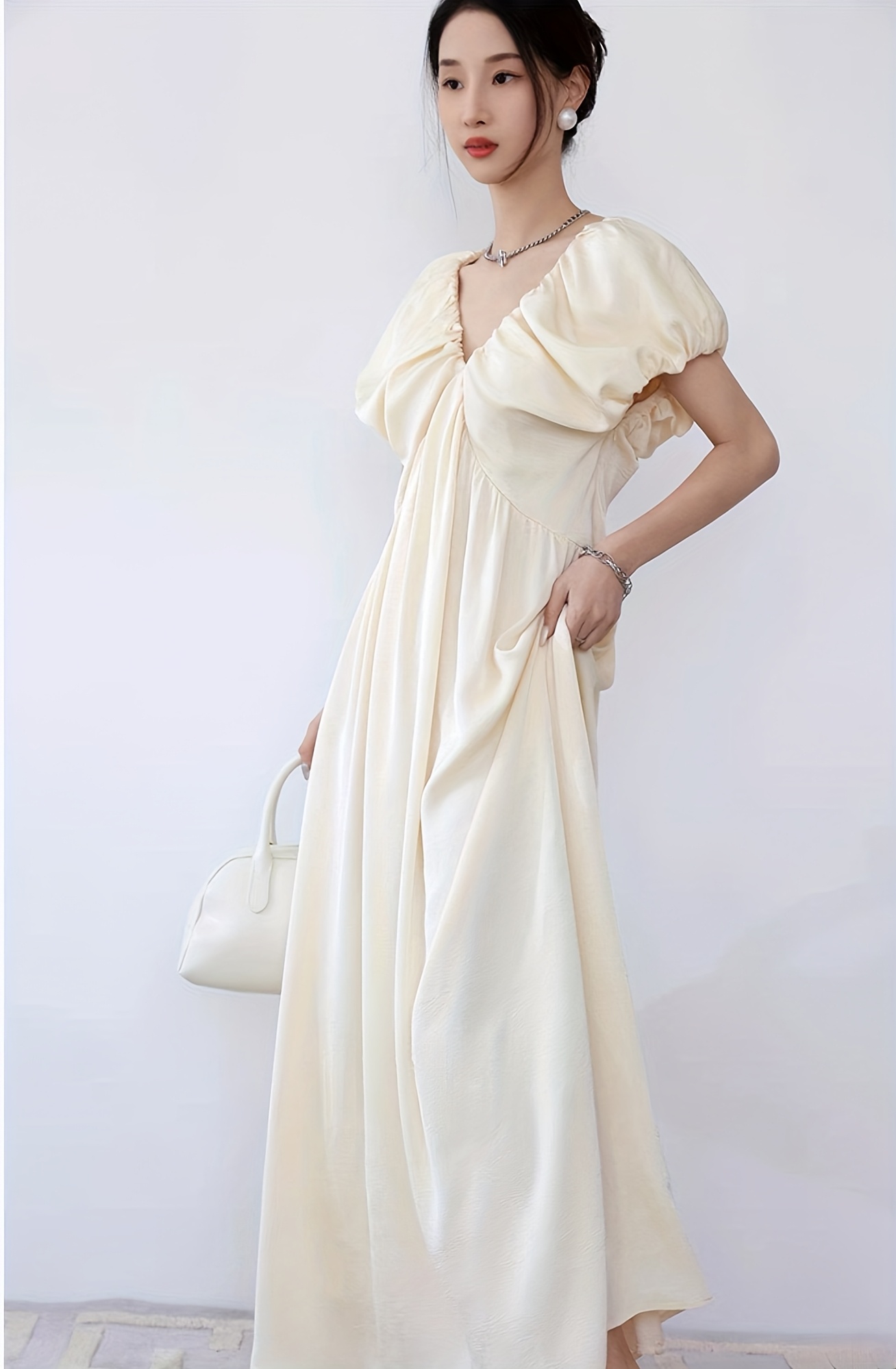 french inspired formal dresses DOLLY Luxury Light Blue French Style Off Shoulder Ruffle Hip Formal Dinner Dress-MAURICE XS / Blue