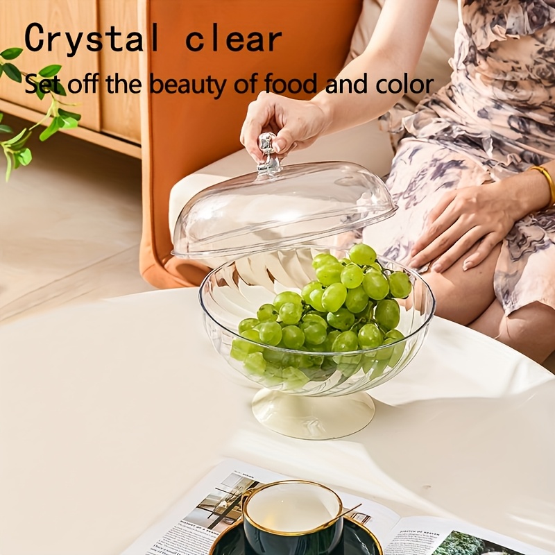 1pc storage tray. with a lid. High aesthetic decoration. Plastic material. You can drain the water. storage box. The box. Housewear & Furnishings. ornament. Small item storage, Shelf Baskets