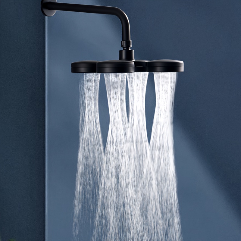 Hochdruck Regenduschkopf | 15,2 Cm Rund-Dusche Mit Verstellbarem Winkel & Sparfunktion Für Perfekten Hotel-Spa-Fluss