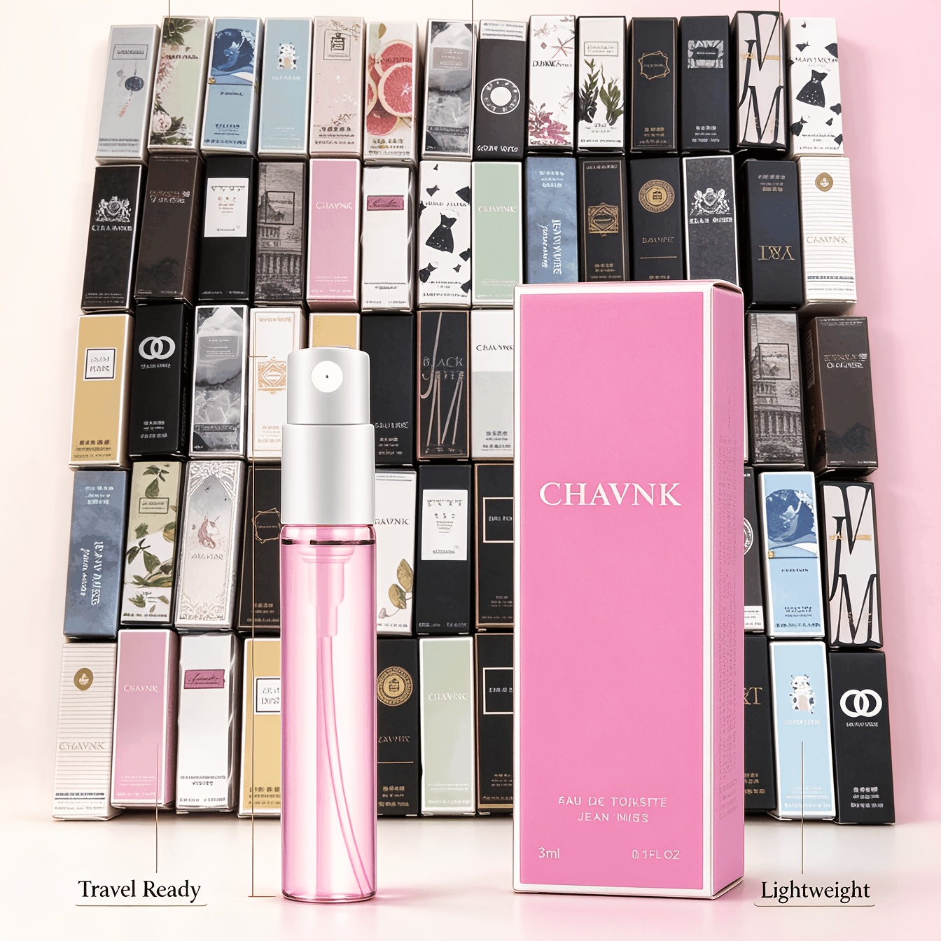 TEMU 20pcs Women's Mini Fragrance For Perfume Set Random Scents Notes Hair Wear Perfect Gift For Female Birthday Anniversary Souvenir For Perfume