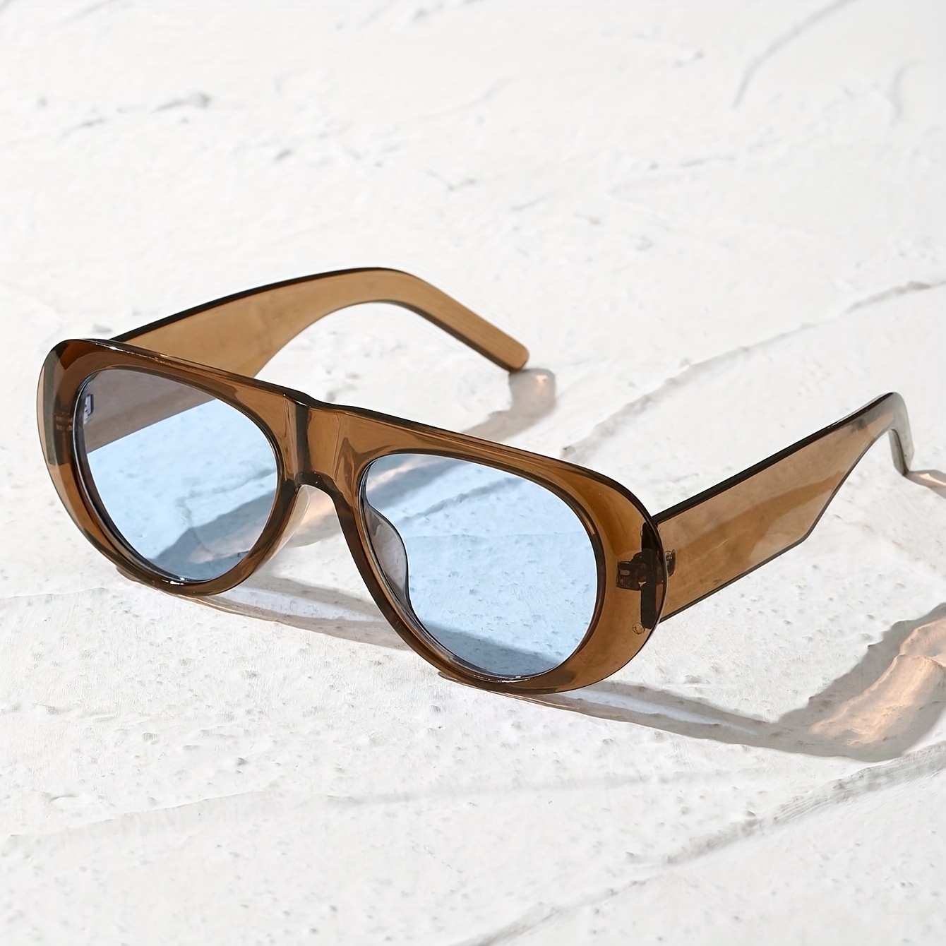 1 Pair Unisex Trendy Classic Geometric Frame Glasses, Suitable For Face Shapes And Clothing Matching, Daily Use