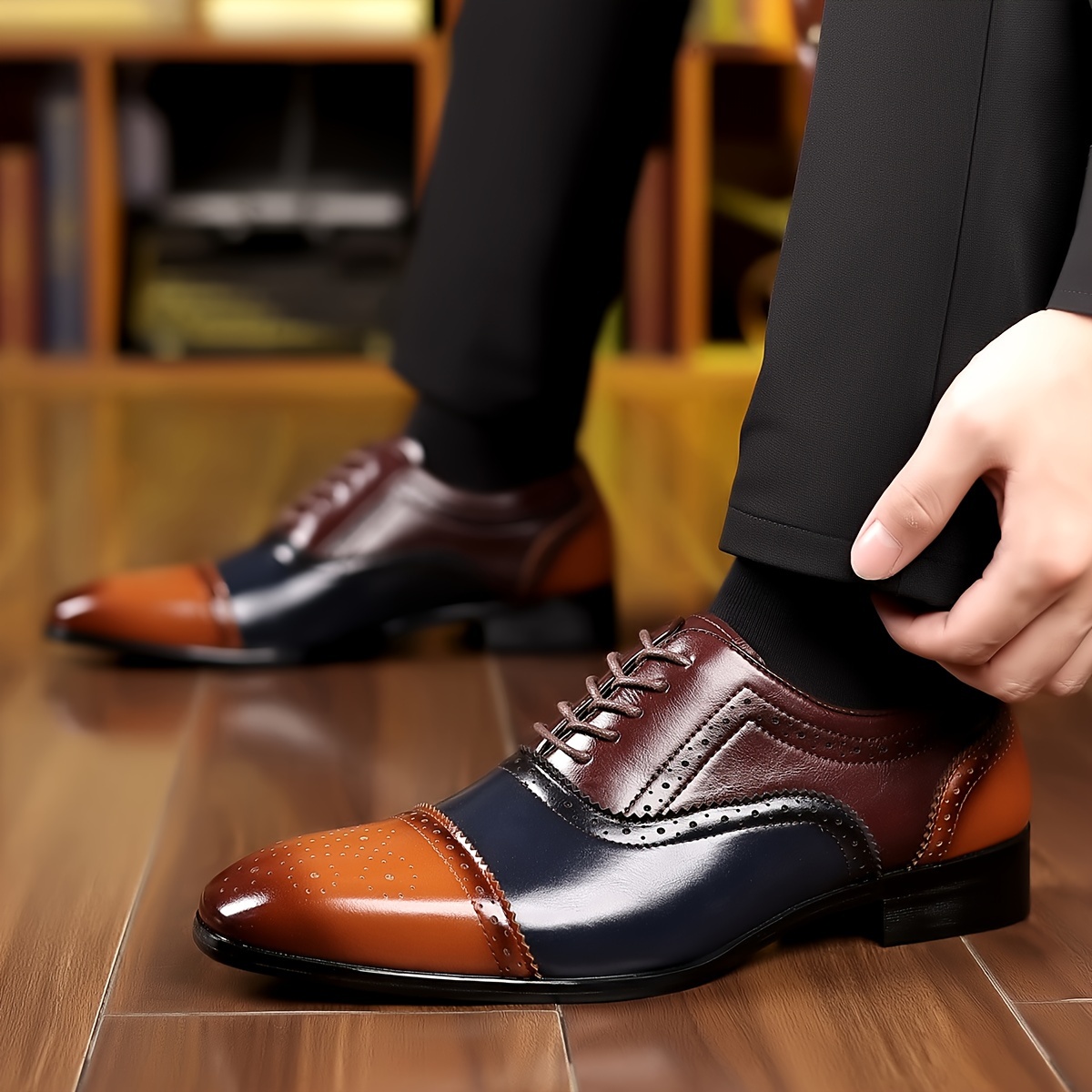 Derby Caoutchouc Shoes Mens Non Slip Work Shoes Para Hombre  display picture 3
