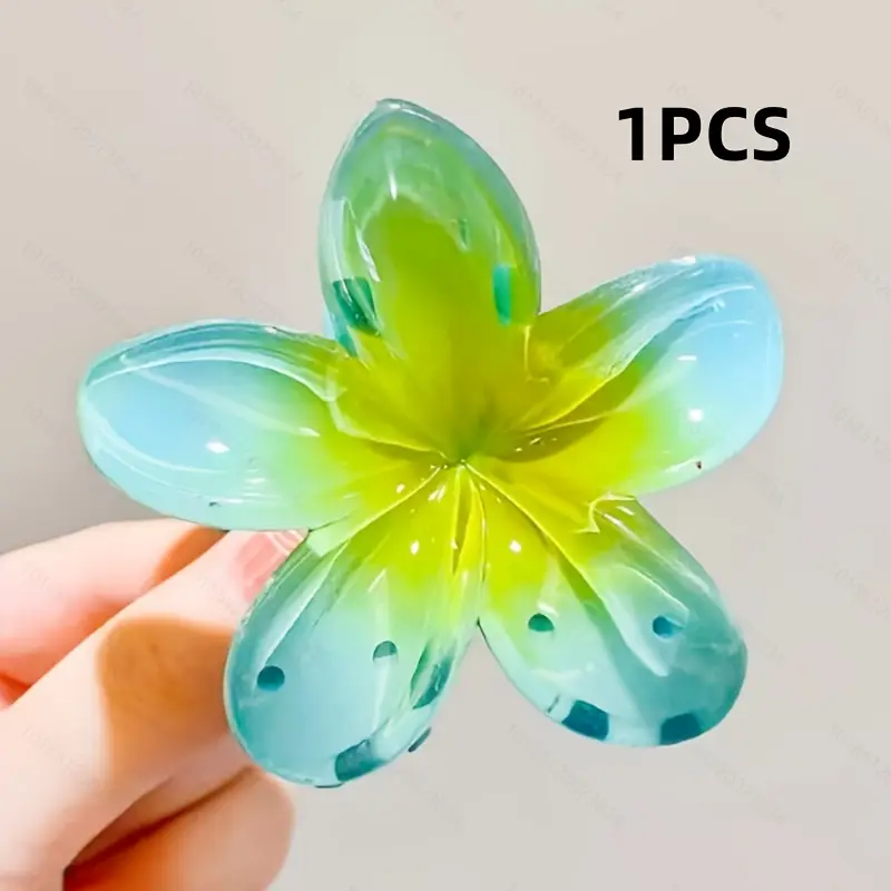 Plumeria - Fermaglio Per Capelli Forma Di Fiore, Antiscivolo, Forte Tenuta, Da Donna, Per Capelli Spessi, Per Ragazze E Donne, Per Artigliare Capelli - Foto 7