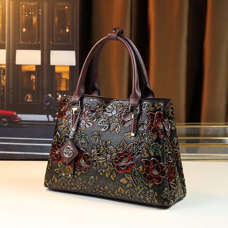Stylish Brown Patterned Women\'s Bag Amazon.com: RetroDynic Women main image 3