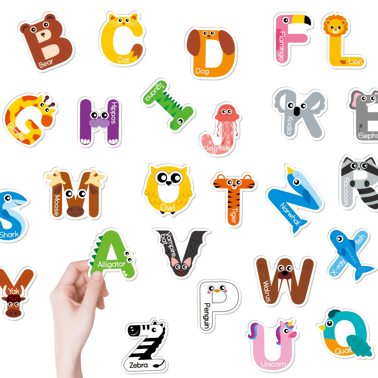Animal Alphabet Felt Learning Set for Kids