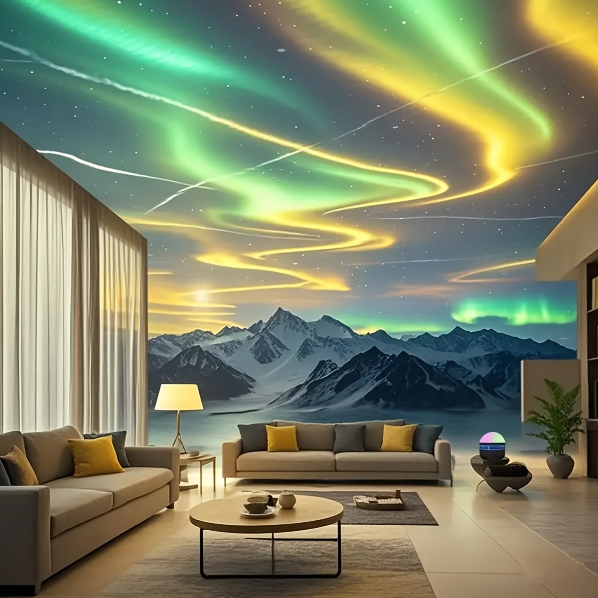 1pc aurora effect atmosphere projection lamp for multifunctional led light type c starry sky atmosphere lamp crystal lamp starry sky projection atmosphere lamp decorate used in bedroom living room christmas spring festival valentines day holiday gift details 3