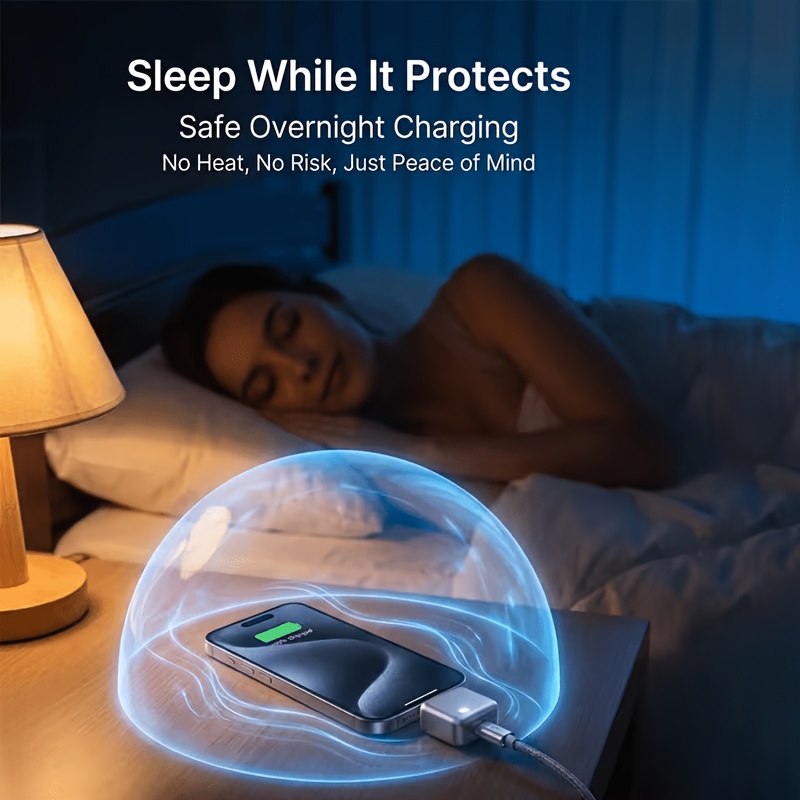 charging protection separator   stop charging adapter smart   off protector prevents overcharging universal fast charging safety adapter for smartphones tablets and usb devices suitable for all type c charging Product details 4