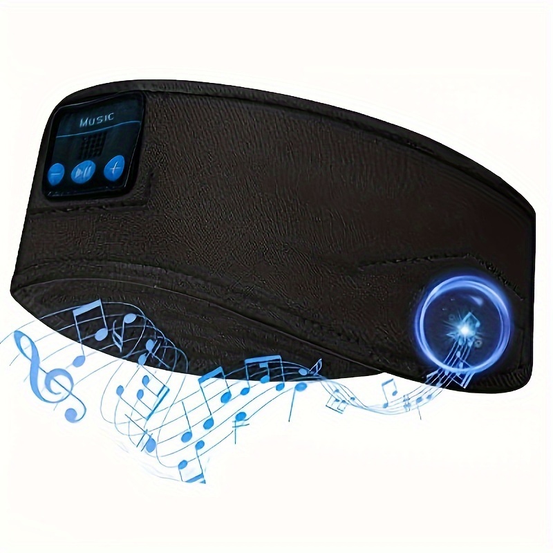 LC-dolida - Antifaz para dormir con auriculares Bluetooth, con música 3D,  Bluetooth, para dormir de lado, siesta, viajes en avión, meditación