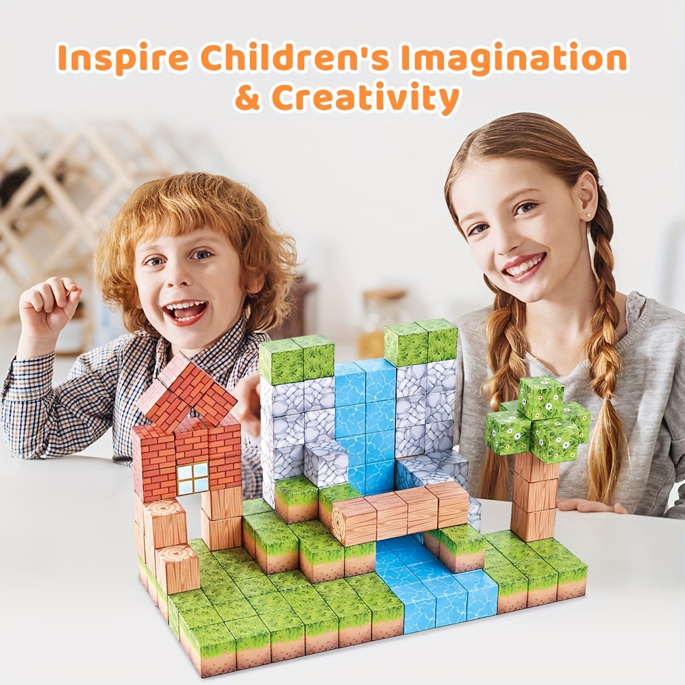 154pcs3 years old boys girls magnetic building blocks Temu