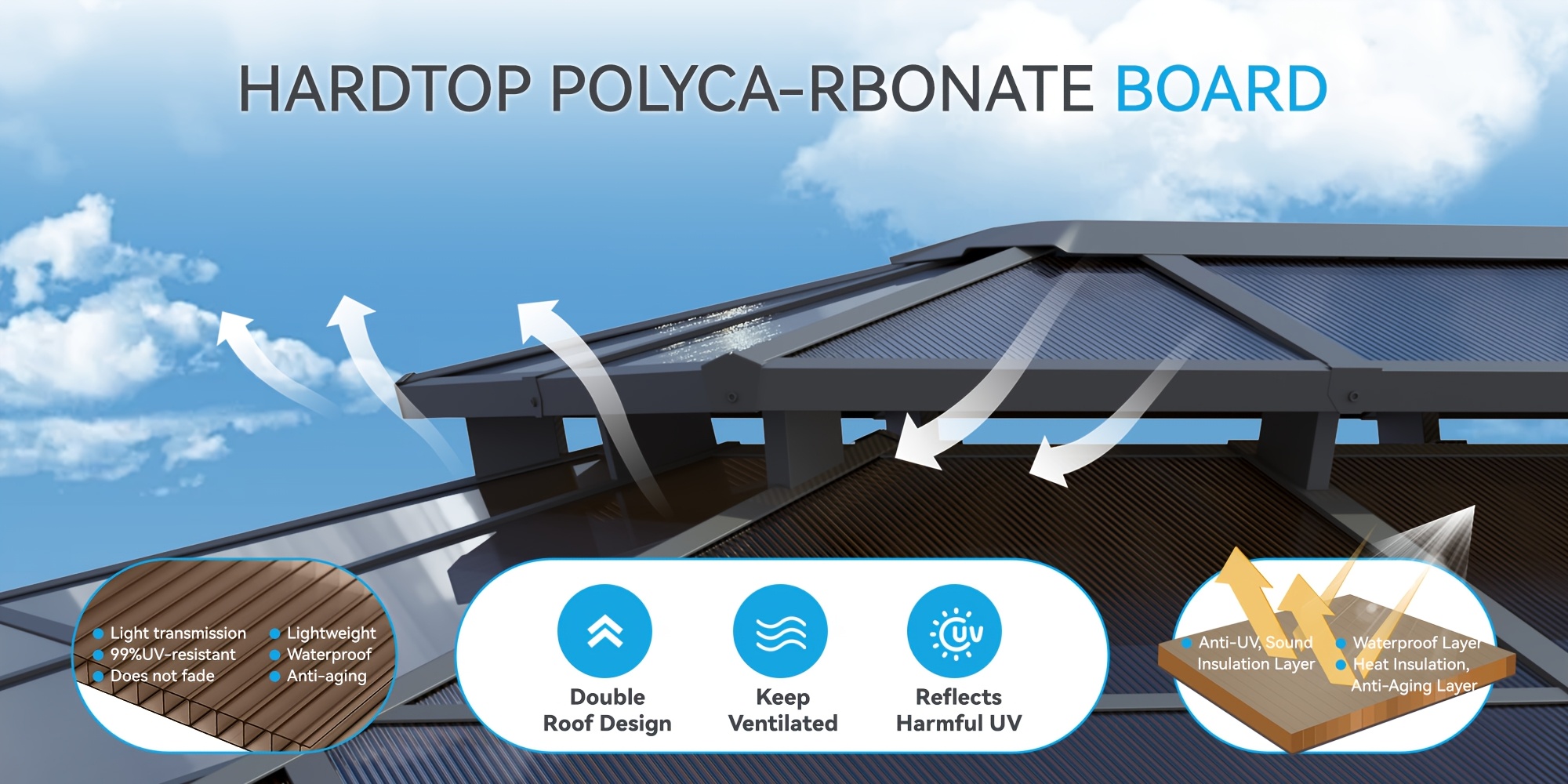 14'x12' Hardtop Gazebo for Patio, Outdoor Aluminum Gazebo with Double Roof, Curtains & Netting, Weather-Resistant Permanent Pavilion, Backyard Patio Furniture for Garden, Lawn, Deck (Gray)