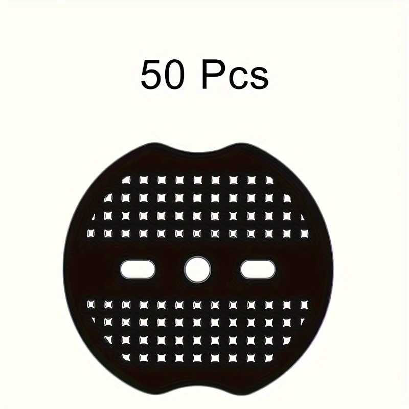 Image of 50pcs Plastic Garden Buffer Washer Garden Stakes Gaskets, Gardening Gaskets, Landscape Stakes Pad Gaskets, Yard Pins Gaskets For Outdoor, Weed Barrier Fabric Yard Tent Grass Ground