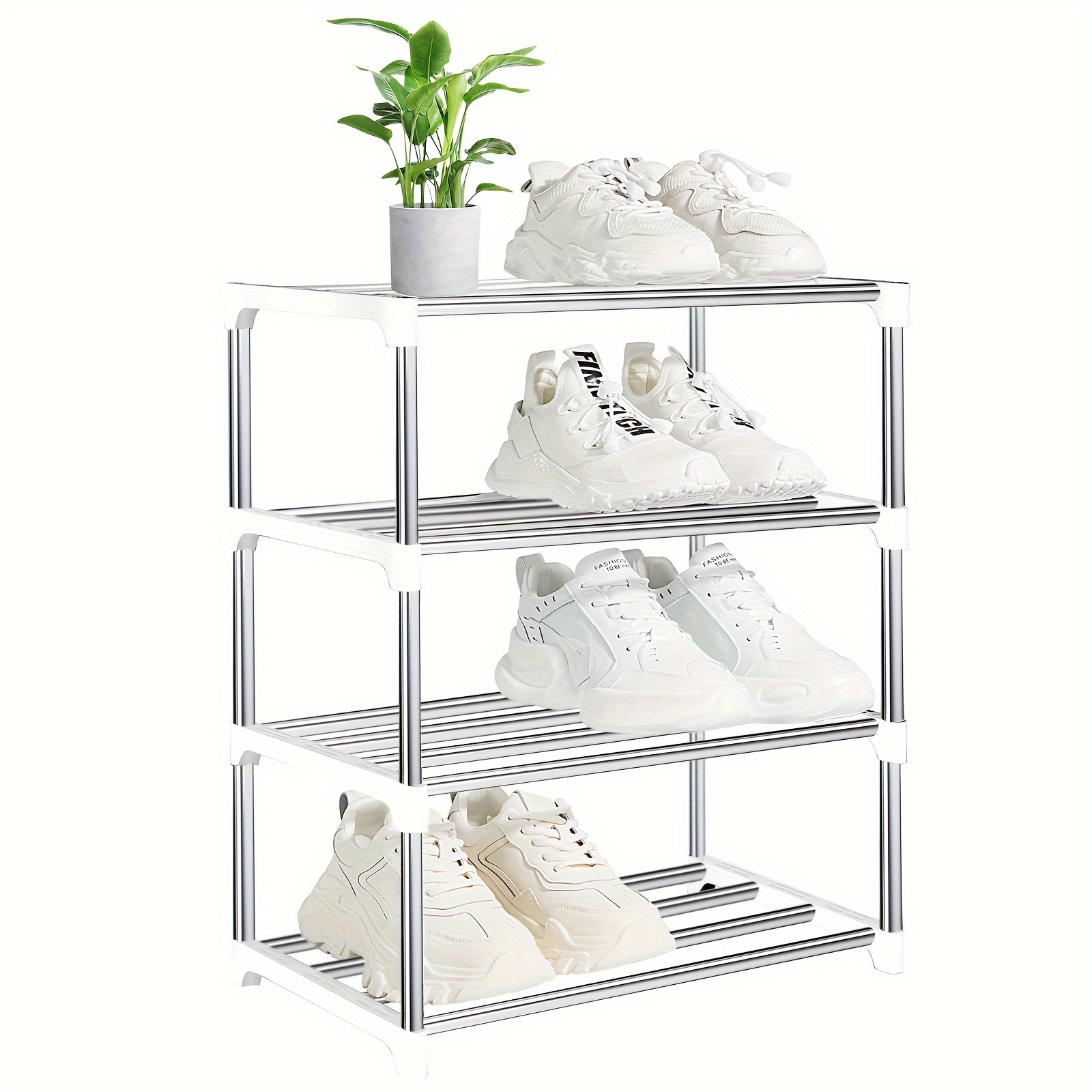 Vasmeiy Schuhregal 3-stufig - Platzsparendes Schuhrack Für Flur & Wohnzimmer