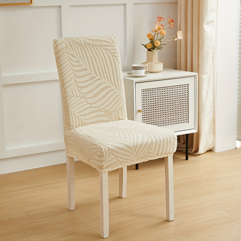 TEMU 2/4 pezzi Coprisedie da in velluto jacquard ispessito, protezioni elastiche per con design antipolvere e antigraffio per animali domestici, puro