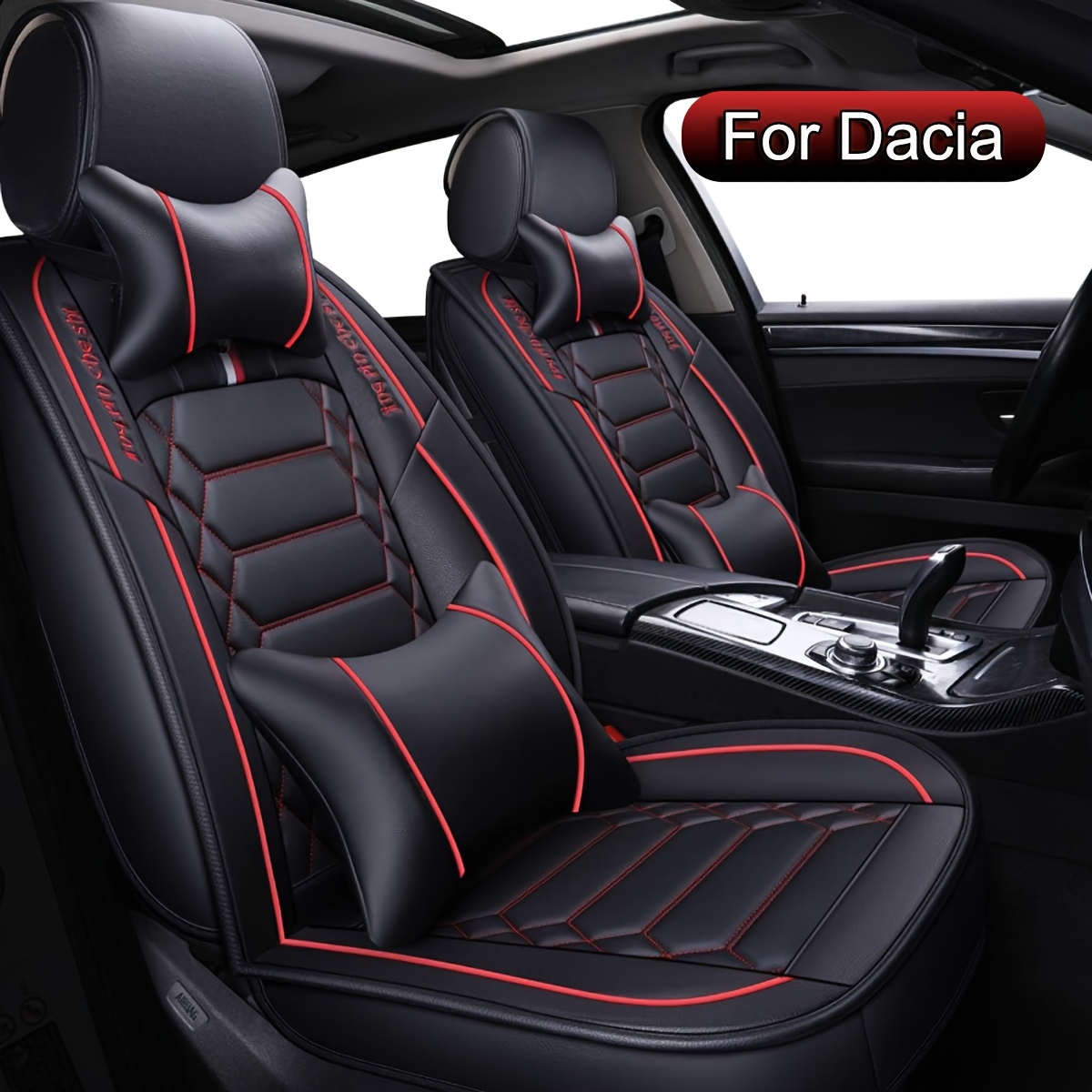 Complete Set Of Car Seat Covers For , Duster, , Jogger, Pu Leather Car Seat Protectors, Adjustable Car Seat Covers, , Suitable For