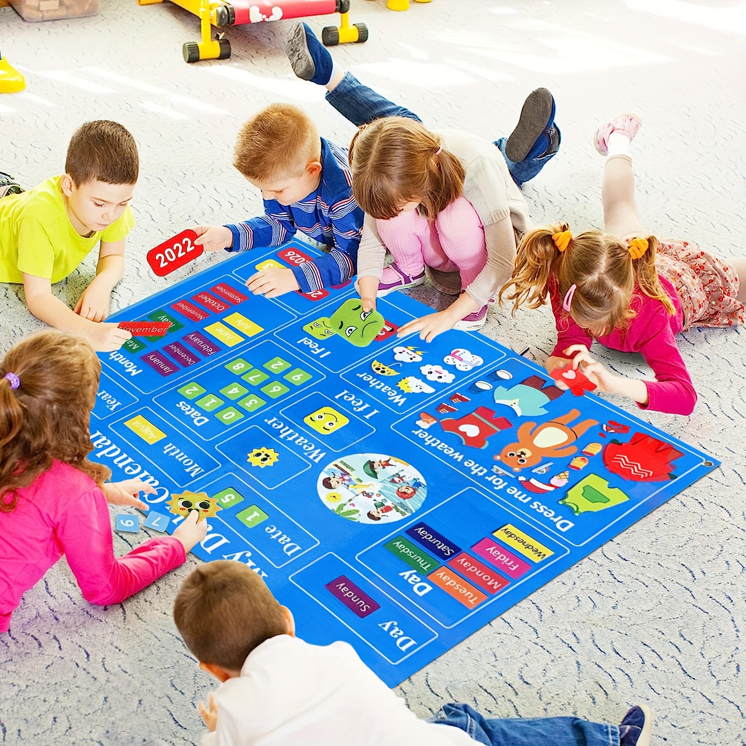Felt Learning Toy Calender