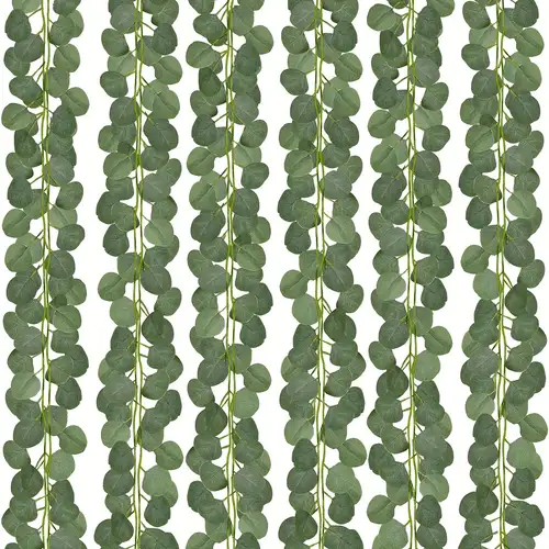 2 stück künstliche hänge-eukalyptusranke – uv-geschützter kunst-efeukranz, ideal für innen- außenbereich, für hochzeiten, garten, zuhause & party-deko, hängendes grün | dekorativer kranz