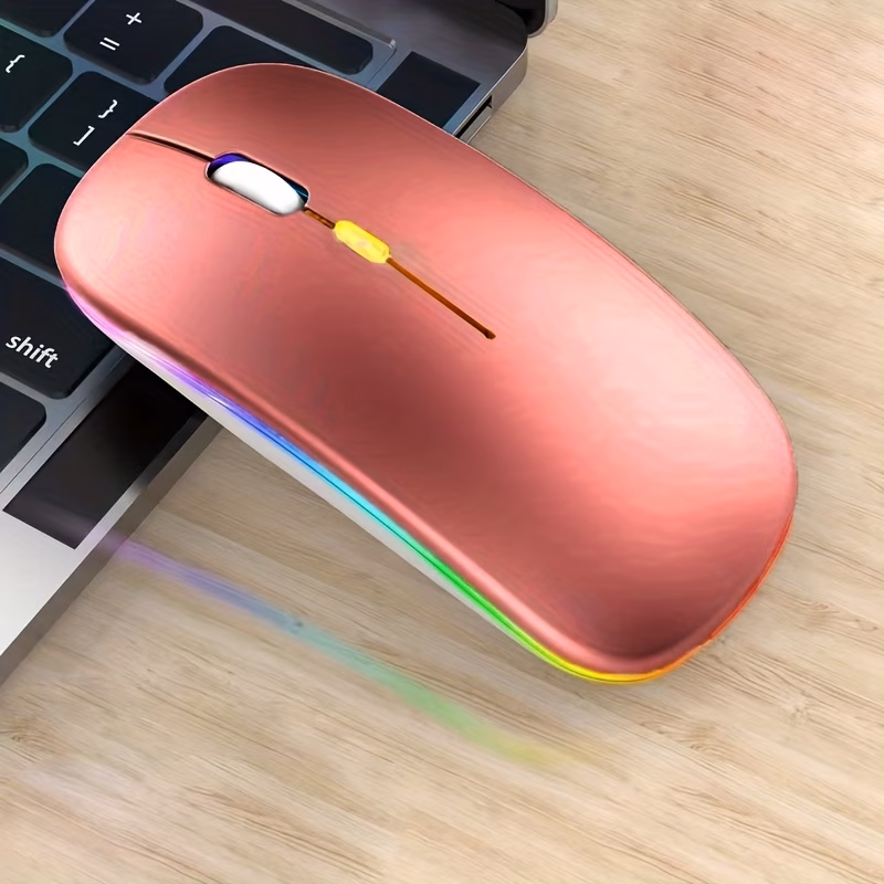 langaton hiiri monij rjestelm inen rgb langaton hiiri 2 4g bt kaksoistila ladattava langaton hiiri eritt in net n usb c langaton hiiri kannettava muotoilu yhteensopiva pc kannettavan kanssa rose golden 0
