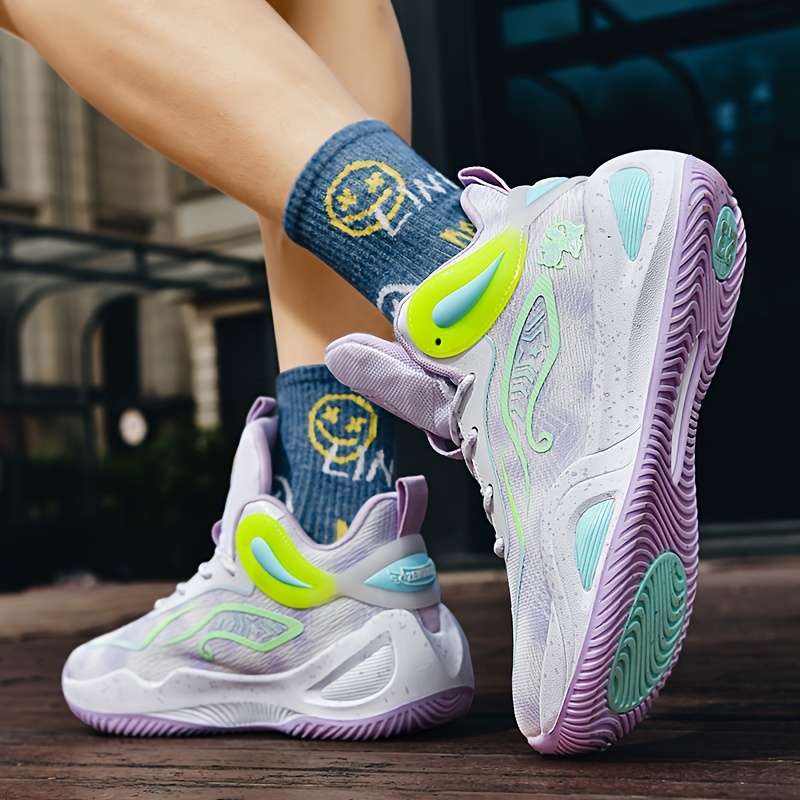 Nike Basketball Shoes Orange Women Men Basketball Shoes Breathable