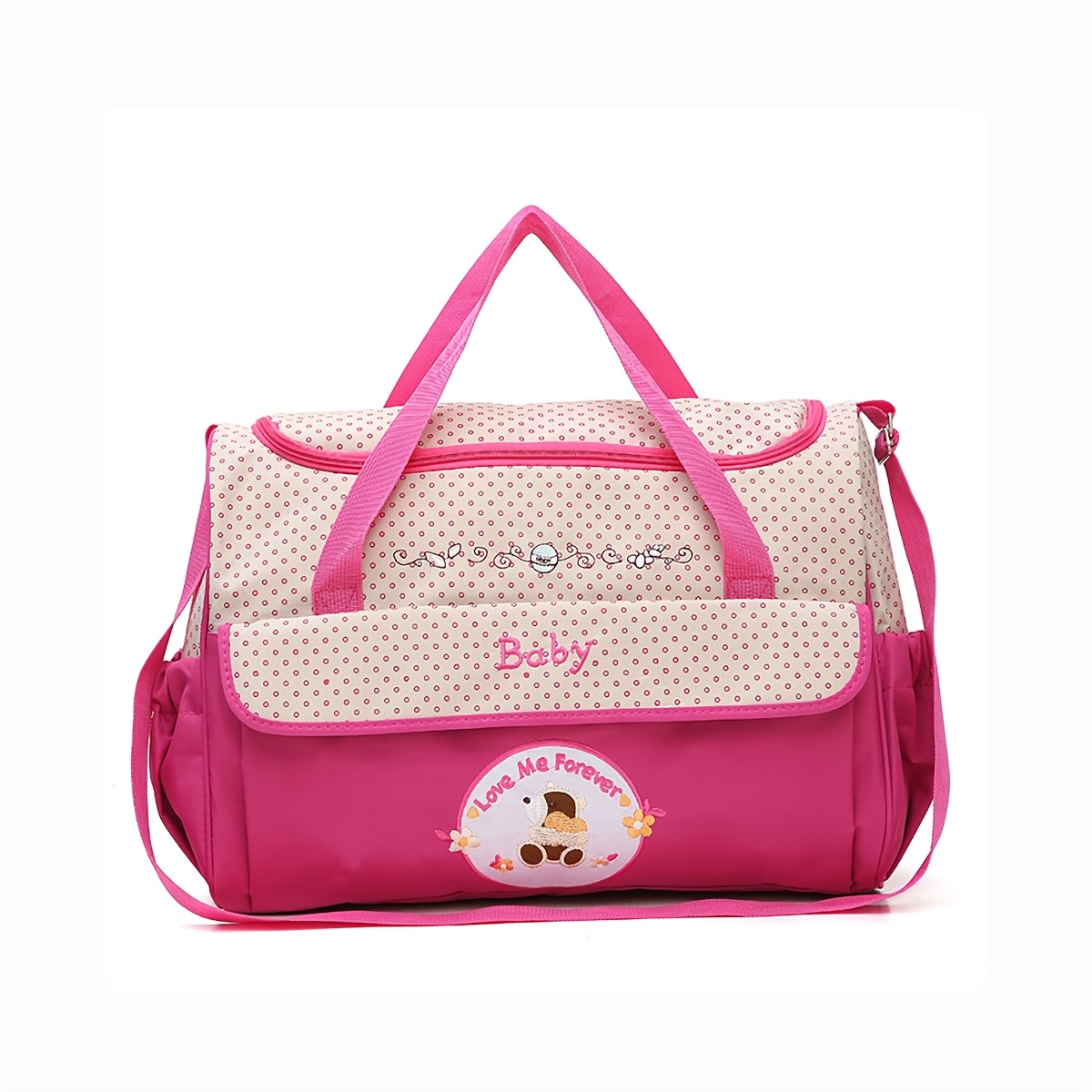 Large Parent Bag Multifunctional Large Capacity Fashion High Quality Cartoon Crossbody Diaper Bag