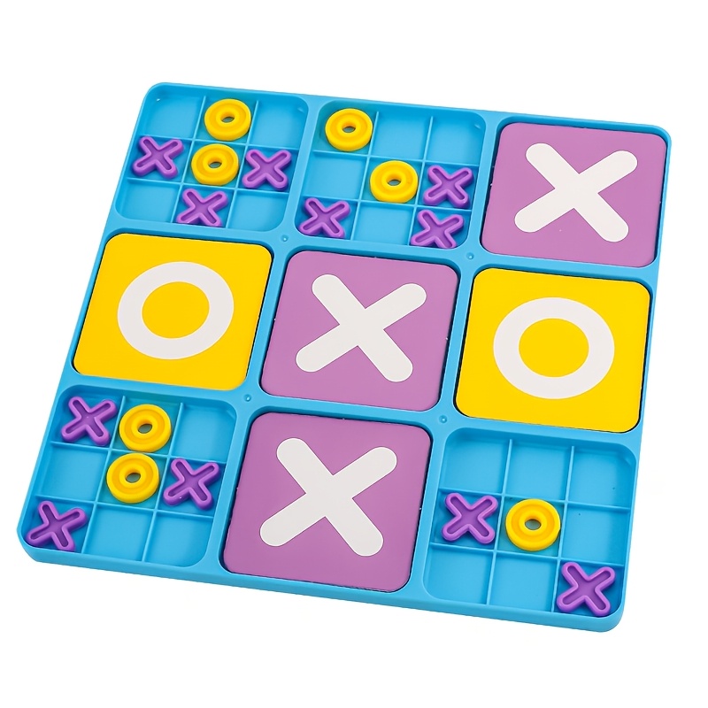 18x18cm XO Tic-Tac-Toe Board Set, Interactive Game