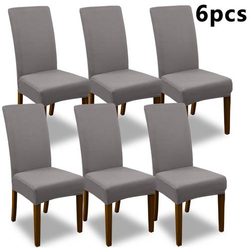 4pcs set 6pcs set milk elastic home kitchen dining chair slipcover chair cover furniture protector for living room valentines day gift valentines day decorations