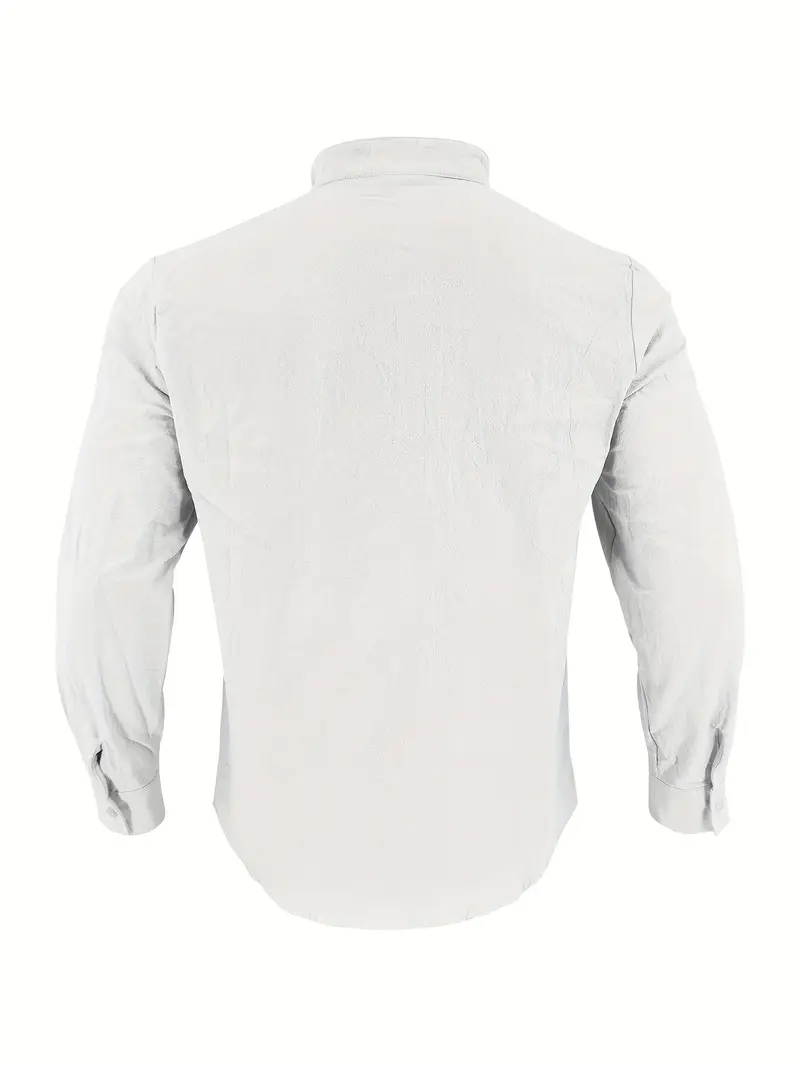 mens elegant linen v neck long sleeve t shirt with cross strap detail breathable regular fit for casual outdoor evening wear spring summer fall versatile top casual wear tee tshirt linen fabric t shirts Product details 19