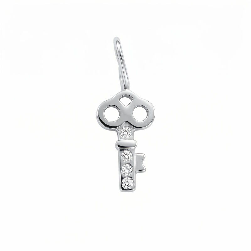 Minimalist Crown/Key/Lock Shaped Couple's Pendant Accessory