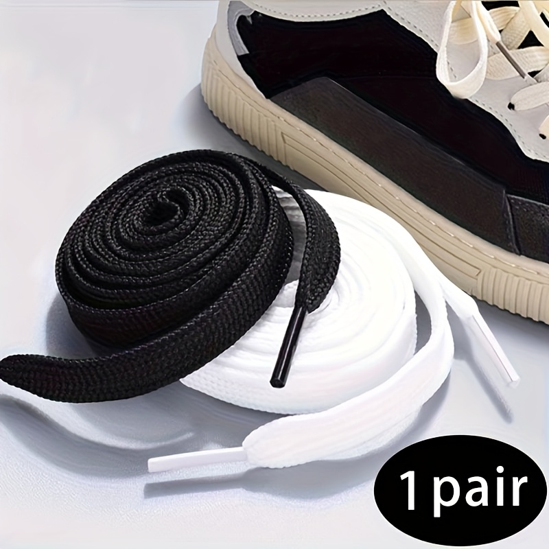 1 pair flat shoelaces for sneakers   fabric shoe laces shoelaces     0