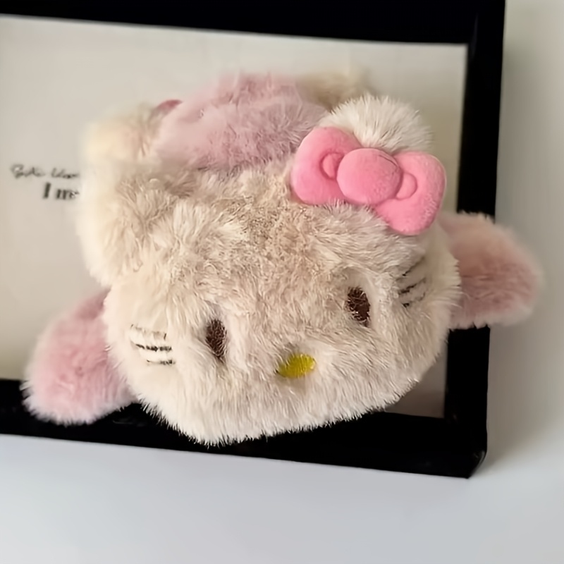 E-shop Sanrio Kitty . Niedlicher Hai-Clip, Doppelseitiger KT Plüsch-Haarspange, Weicher Strickstoff, Modeaccessoire für alle Jahreszeiten