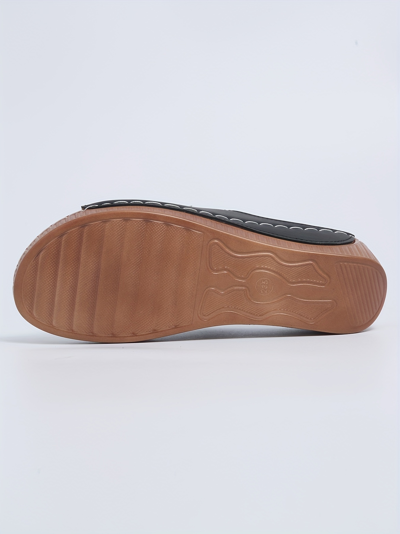   womens light blue slide sandals comfortable arch support breathable open toe design with soft rubber sole casual   heel slip on shoes for casual attire   cover upper Product details 8