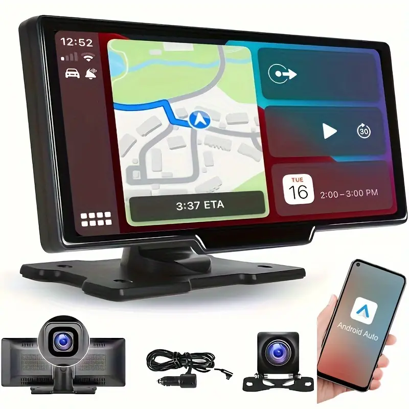 Portable sans fil pour autoradio Carplay avec caméra de - Temu Belgium