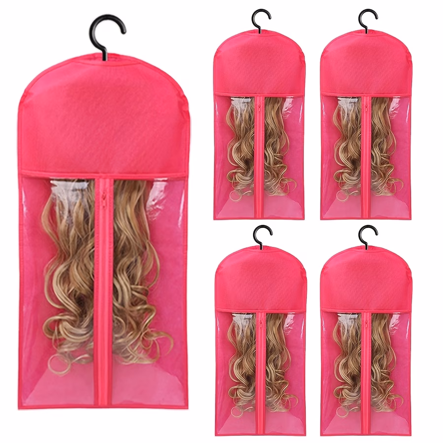 4pcs Wig Storage Bag Set • Convenient Wig Protector • Includes One...