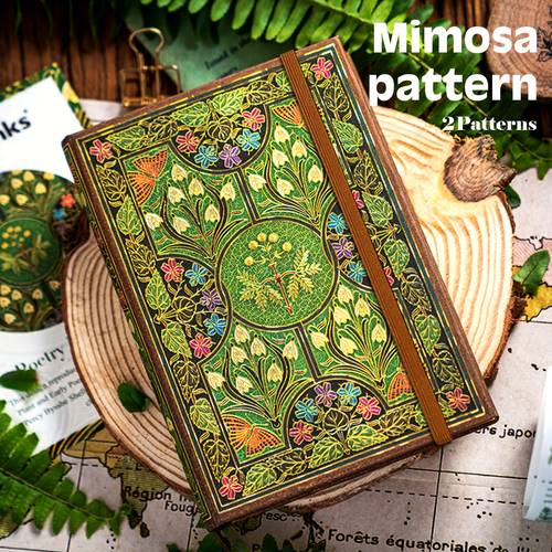 1 5 100 page vintage watercolor floral sketchbook laser hardcover travel journal 160gsm thickened blank paper for watercolor painting journaling artists handbook diary perfect gift artistic cover design durable notebook