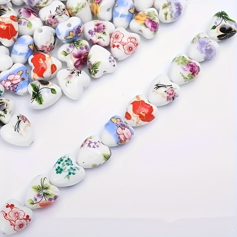 

10pcs Mix , 13x12mm Printed , -shaped , Making , Decorative For Sewing And Crafts