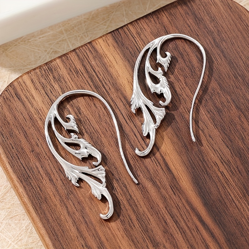 Women's Bohemian Vintage Leaf Design Drop Earrings
