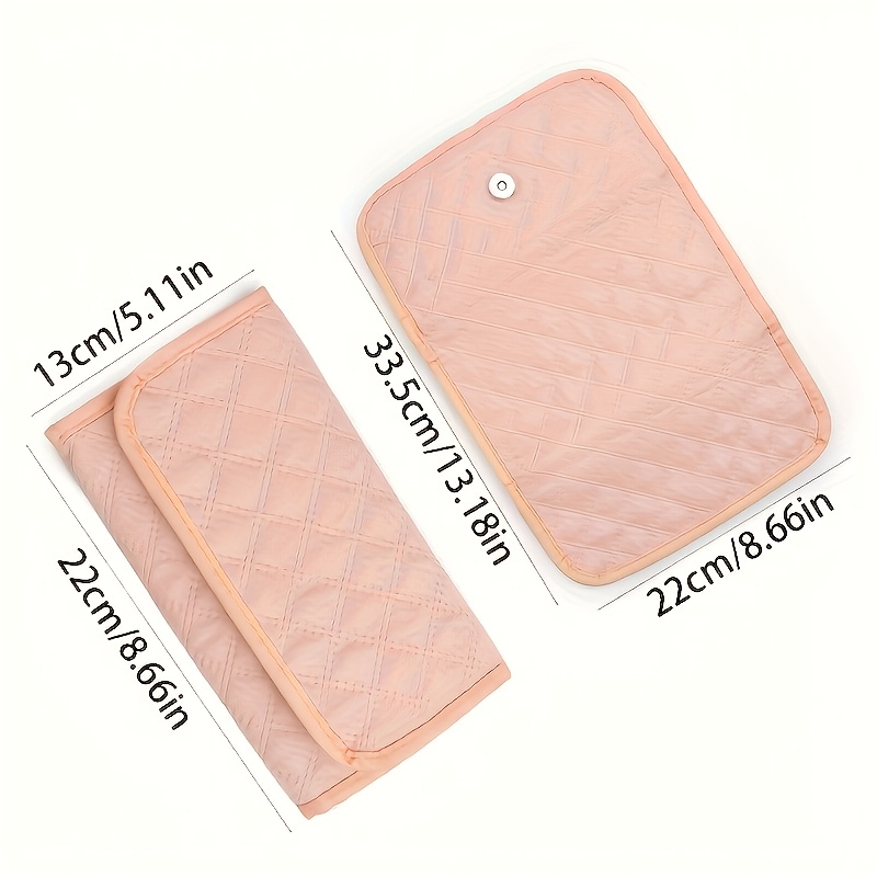 portable jewelry roll organizer   gift for   holds necklaces rings earrings bracelets quilted design with snap closure compact elegant for on the go perfect christmas gift for her   storage stylish Product details 1