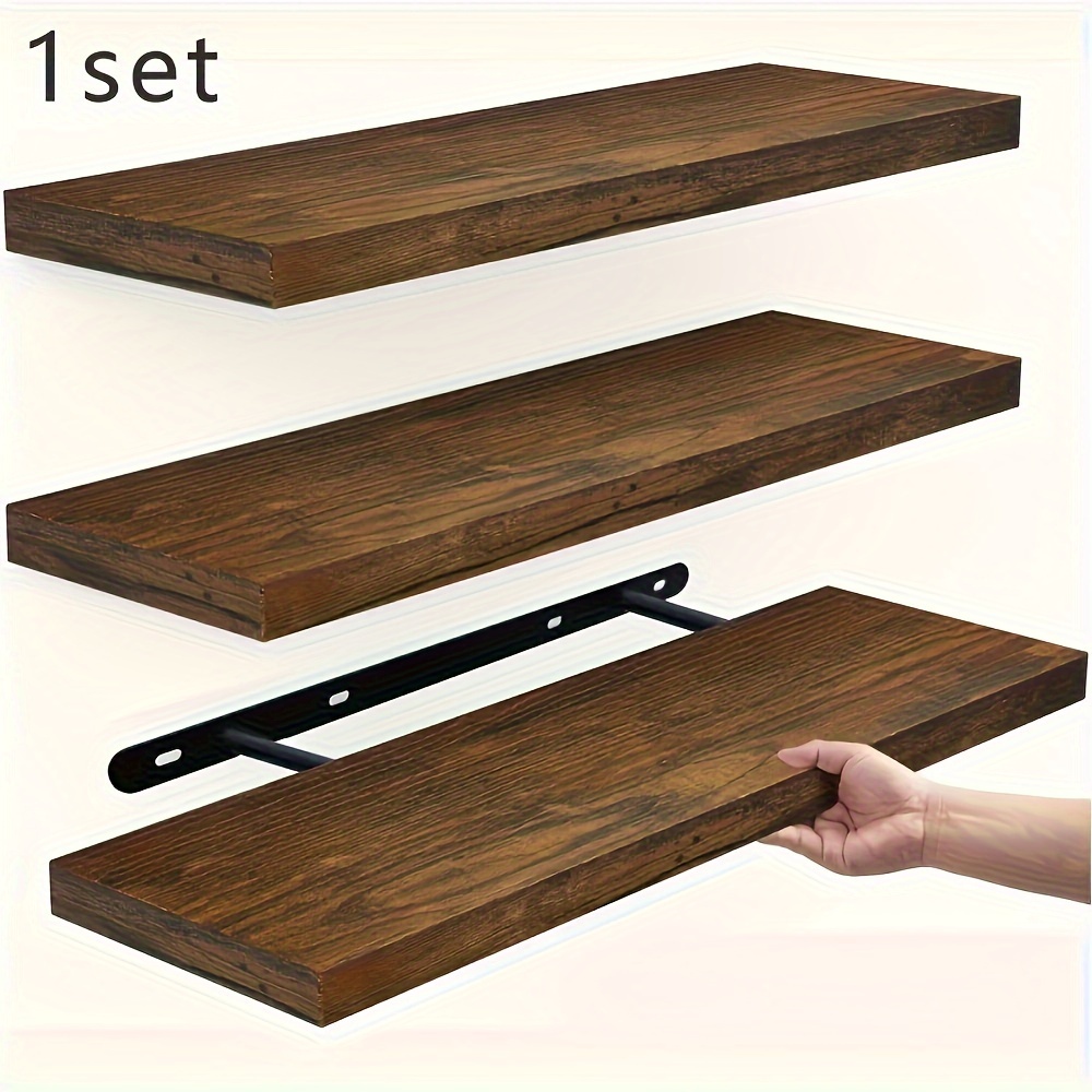 

1 Set - Floating Wood - Mounted For Bathroom, , , , Small / / Decoration, Bearing 22 Lbs (16 ) , Racks