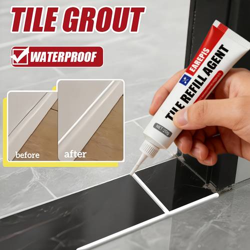 home grouting material quick drying decorative grout long lasting seal suitable for toilet edges sink door window sills and other tile grouting applications