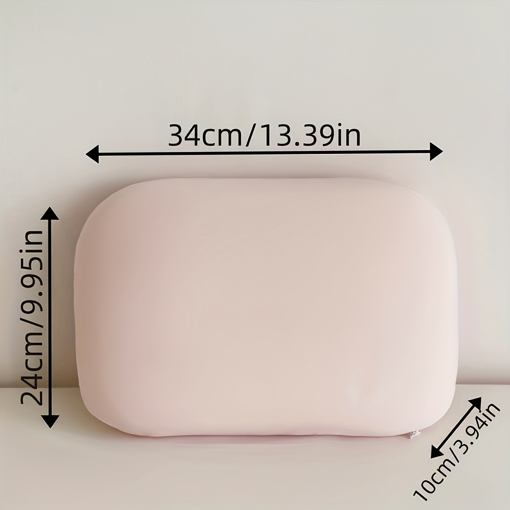 an ergonomic lumbar support pillow suitable for office   gaming chair rest study relaxation and driving   machine washable minimalist   cushion portable design sturdy construction durable polyester remote workers Product details 6